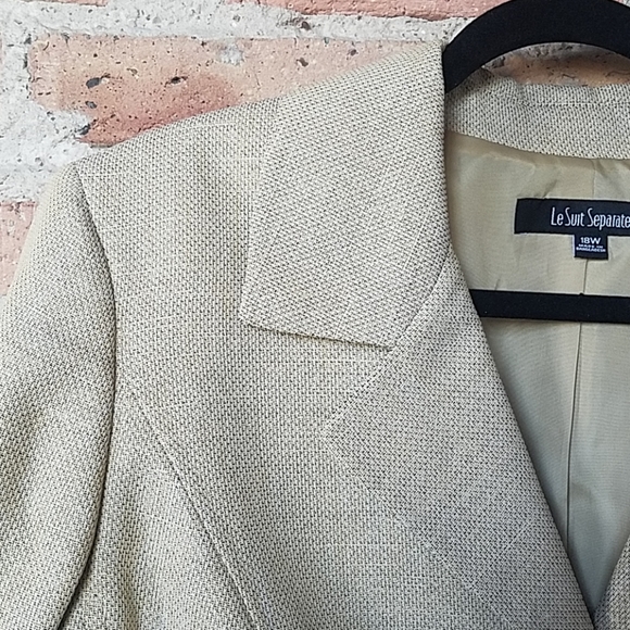 NWoT - Le Suit Separates Tweed Suit Jacket - 18W - Picture 2 of 8